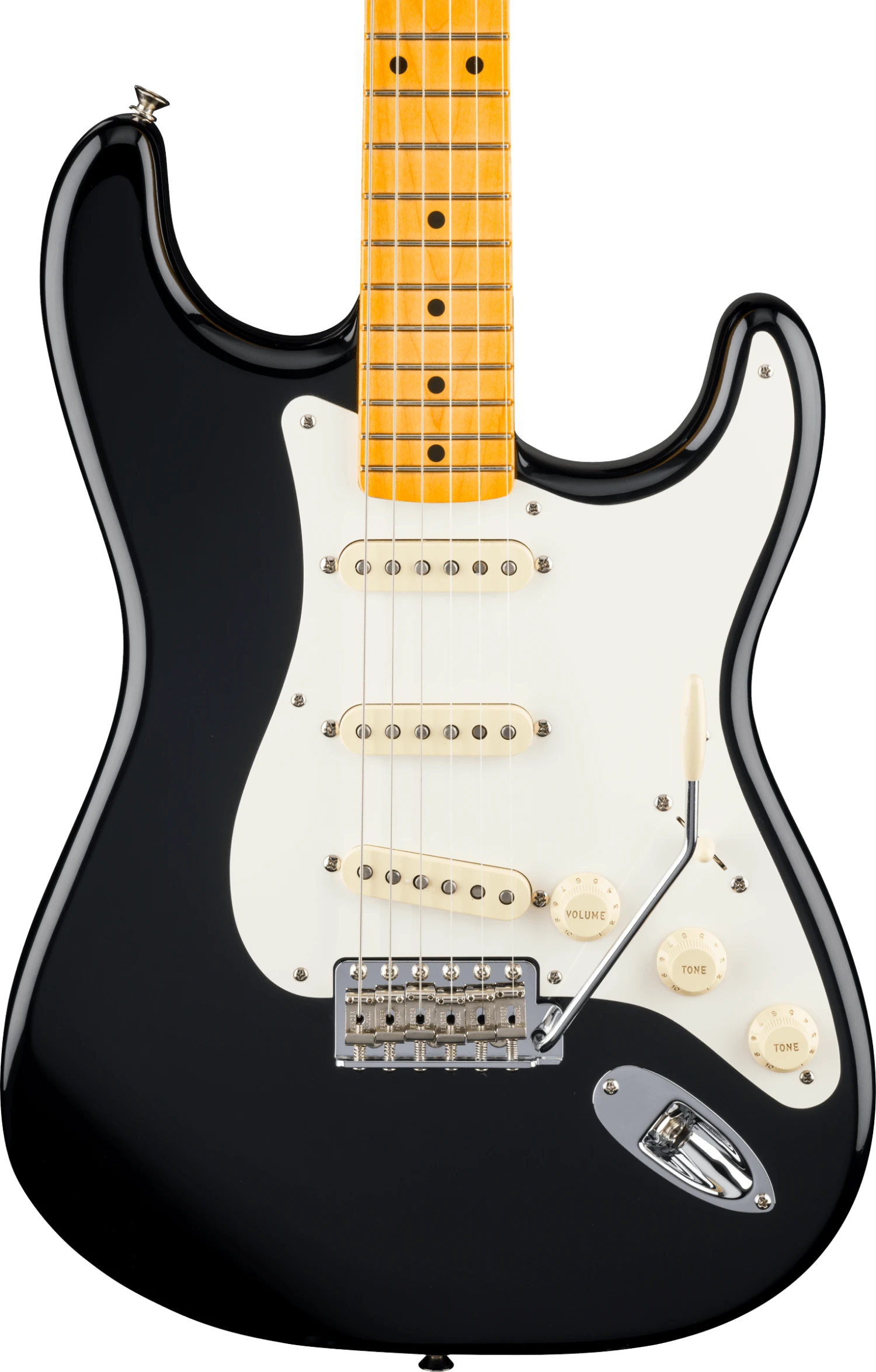 Fender American Vintage II 1957 Stratocaster, Maple Fingerboard, Black 2 Fender American Vintage II 1957 Stratocaster, Maple Fingerboard, Black - Image 2