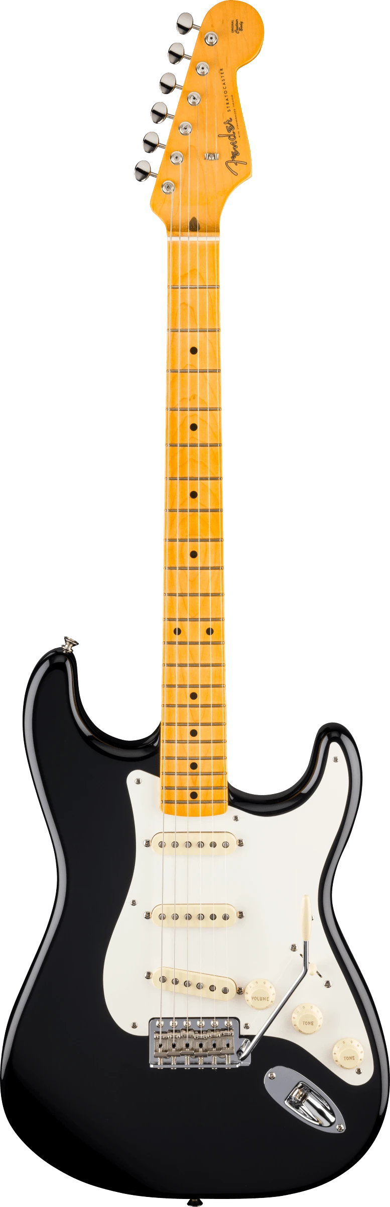Fender American Vintage II 1957 Stratocaster, Maple Fingerboard, Black 1 Fender American Vintage II 1957 Stratocaster, Maple Fingerboard, Black
