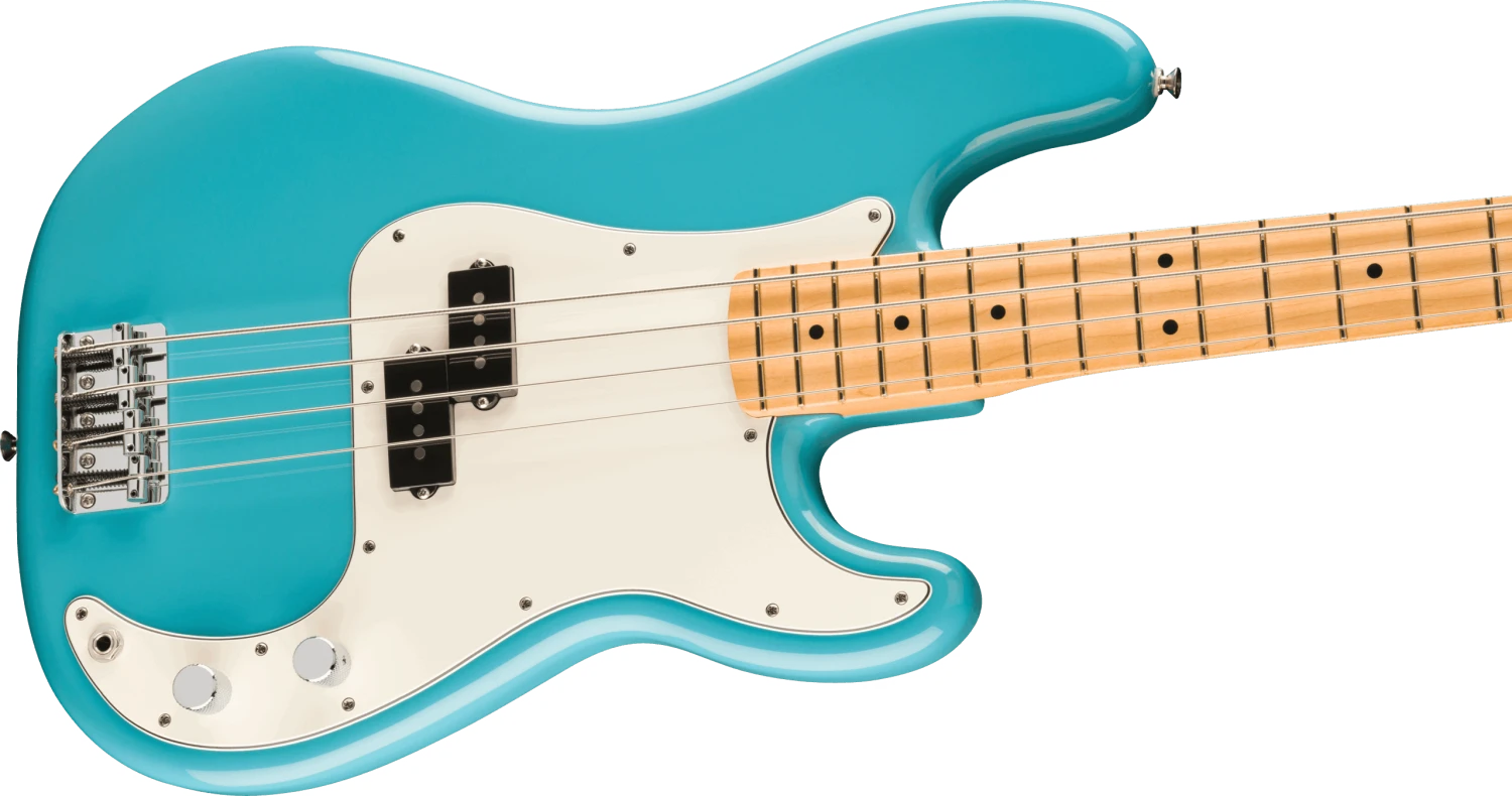 Fender Player II Precision Bass, Maple Fingerboard, Aquatone Blue 2 Fender Player II Precision Bass, Maple Fingerboard, Aquatone Blue - Image 2