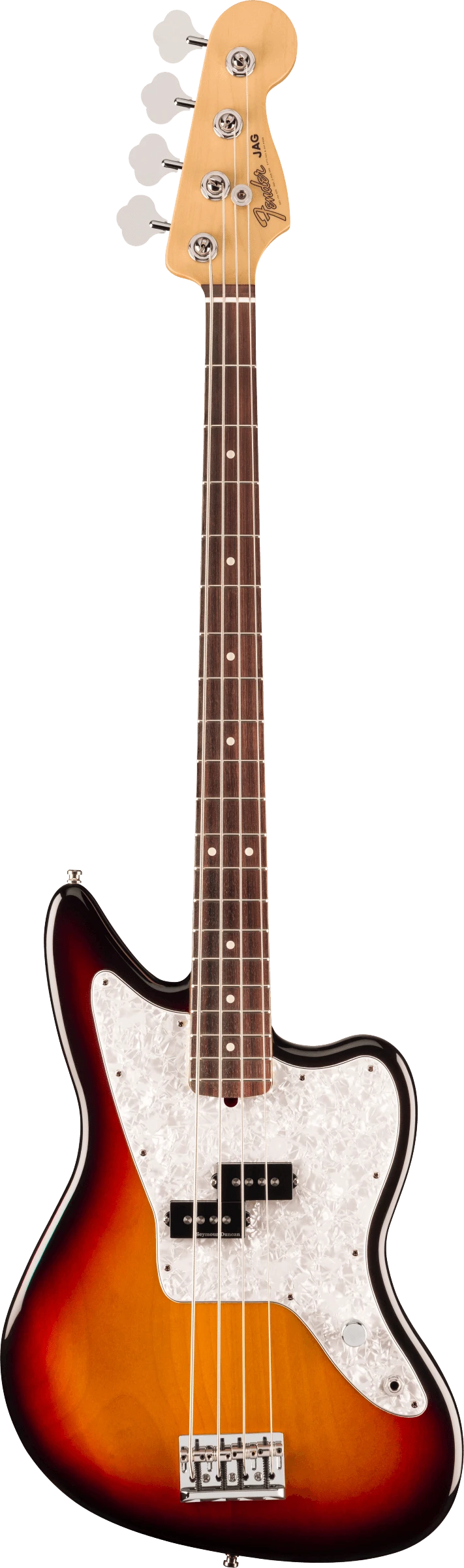Fender Mark Hoppus Jaguar Bass, Rosewood Fingerboard, 3-Colour Sunburst 1 Fender Mark Hoppus Jaguar Bass, Rosewood Fingerboard, 3-Colour Sunburst