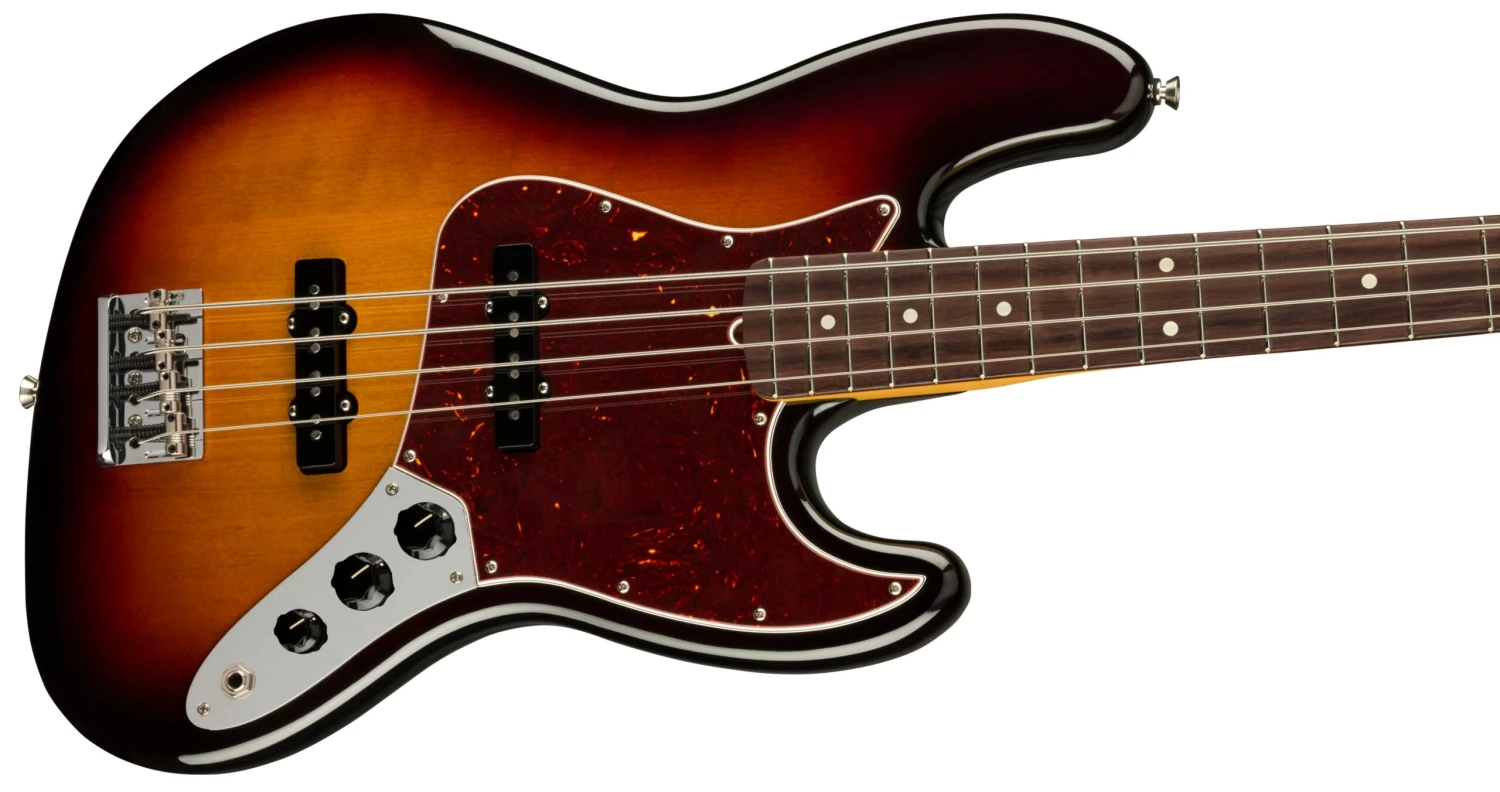 Fender American Professional II Jazz Bass, Rosewood Fingerboard, 3-Colour Sunburst 5 Fender American Professional II Jazz Bass, Rosewood Fingerboard, 3-Colour Sunburst - Image 5