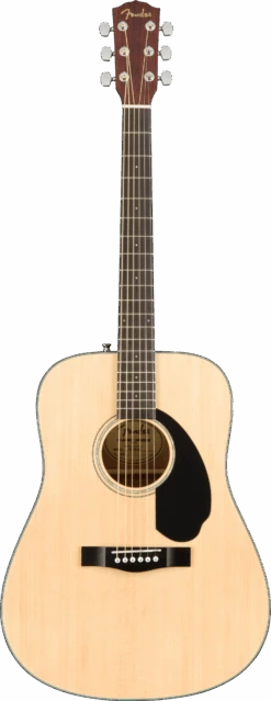 Fender CD-60S Dreadnought Acoustic Guitar, Natural