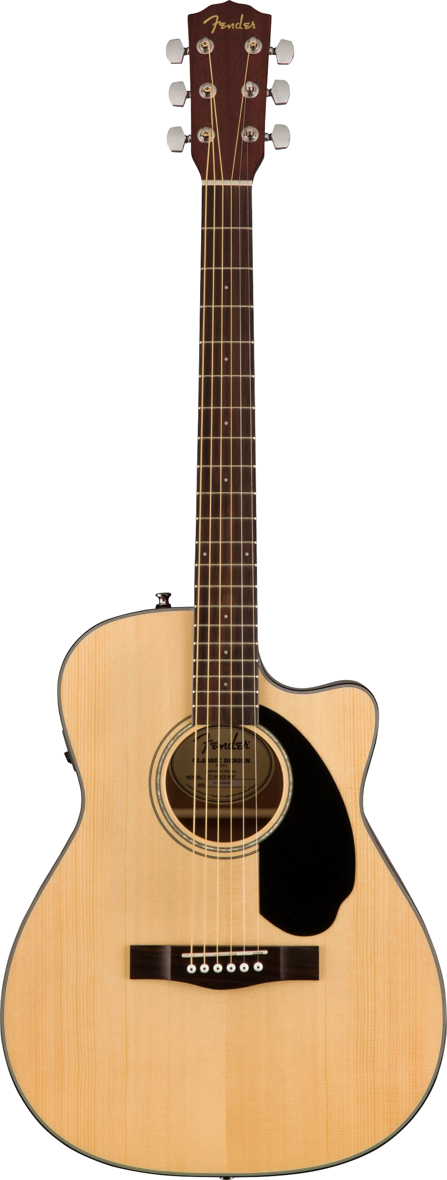 Fender CC-60SCE Concert Acoustic-Electric Guitar - Natural 1 Fender CC-60SCE Concert Acoustic-Electric Guitar - Natural