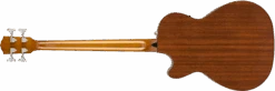 Fender CB-60SCE Acoustic Bass, Laurel Fingerboard, Natural -Guitar Store 0970183021 gtr back 001 rl