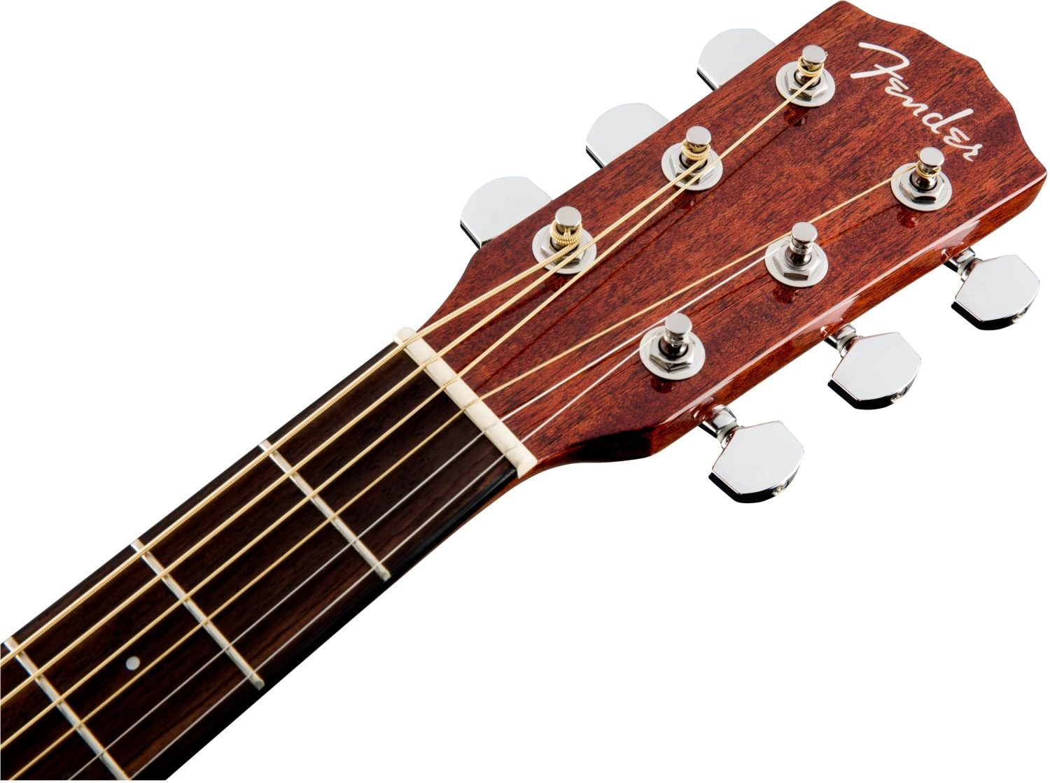 Fender CD-140SCE Dreadnought, Walnut Fingerboard, All-Mahogany W/Case 6 Fender CD-140SCE Dreadnought, Walnut Fingerboard, All-Mahogany W/Case - Image 6