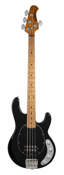 Music Man StingRay Special Bass Guitar - Black, Single Pickup, Chrome HW