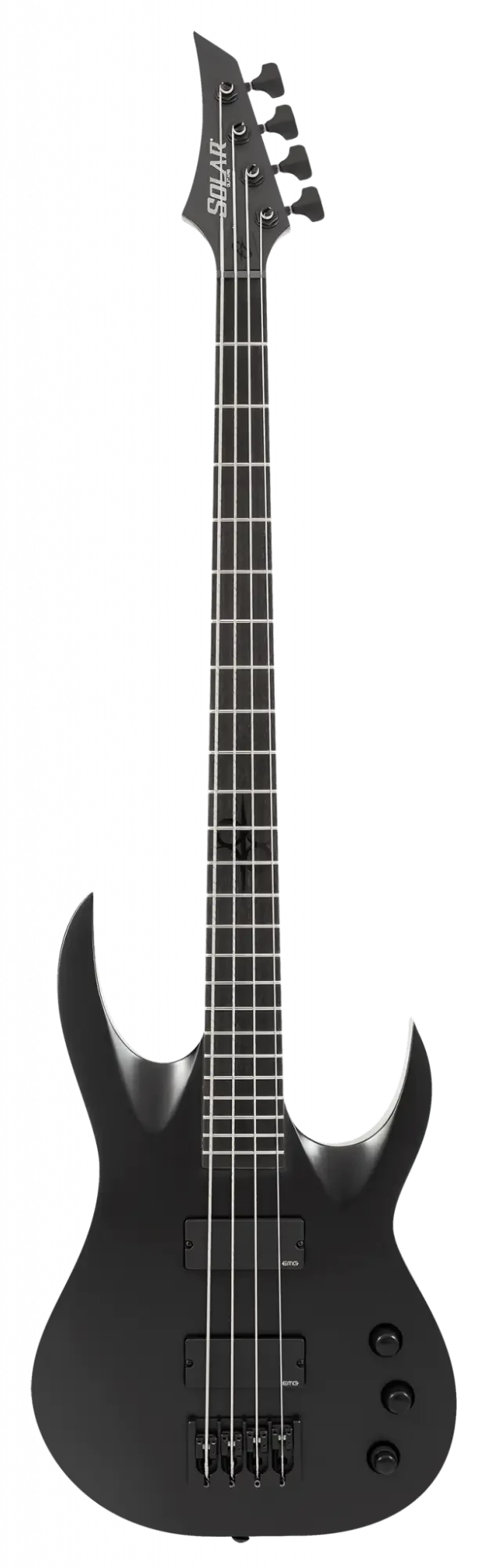 Solar A1.4C 4 String Electric Bass - Carbon Black Matte 1 Solar A1.4C 4 String Electric Bass - Carbon Black Matte