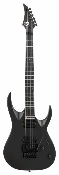 S By Solar AB4.6FRC Electric Guitar W/Floyd Rose - Carbon Black Matte