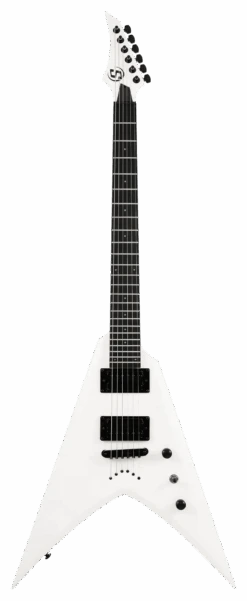 S By Solar VB4.6W Electric Guitar - White Matte