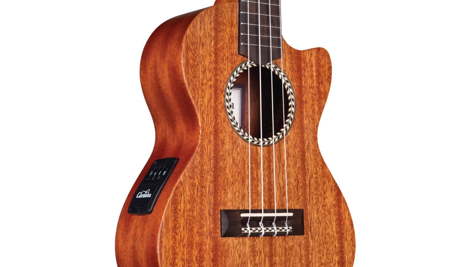 Cordoba 20TM-CE Solid Top Acoustic-Electric Tenor Ukulele W/Bag 3 Cordoba 20TM-CE Solid Top Acoustic-Electric Tenor Ukulele W/Bag - Image 3
