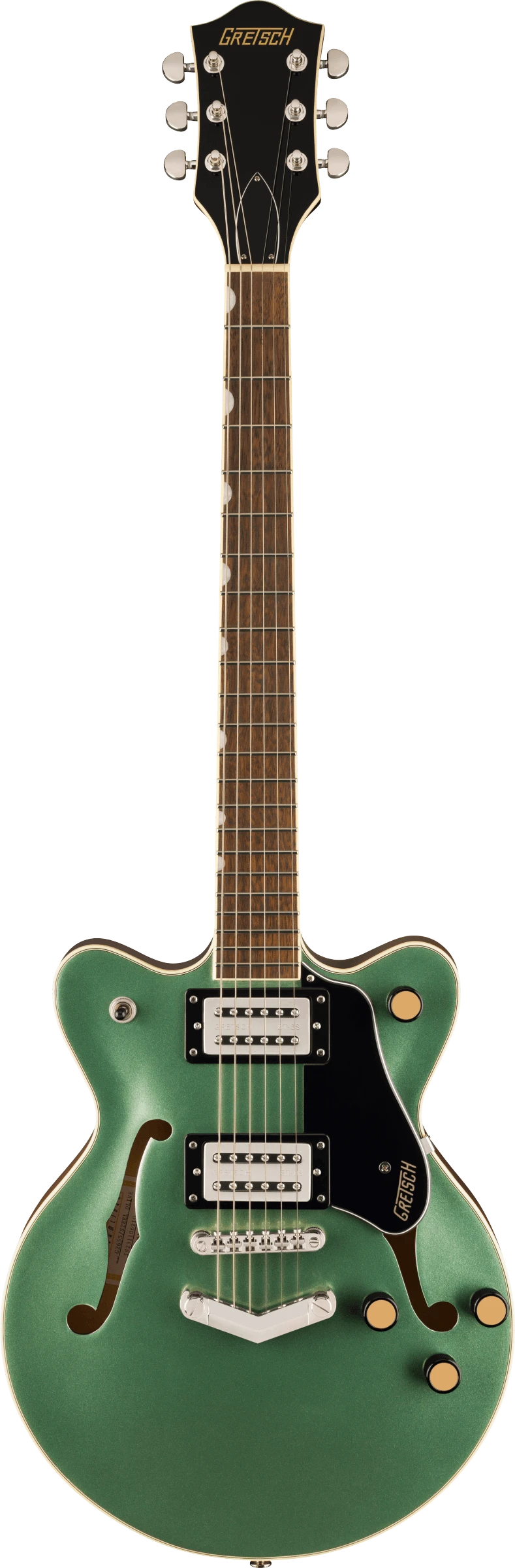 Gretsch G2655 Streamliner Center Block Jr. Double-Cut With V-Stoptail, Laurel Fingerboard, Steel Olive 1 Gretsch G2655 Streamliner Center Block Jr. Double-Cut With V-Stoptail, Laurel Fingerboard, Steel Olive