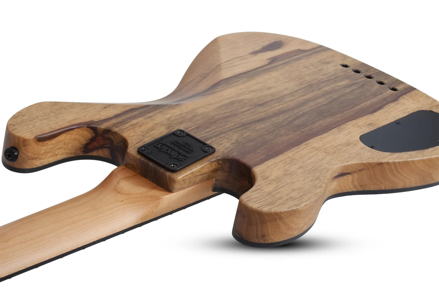 Schecter Model-T 5 Exotic Ziricote 5-String Bass Guitar 4 Schecter Model-T 5 Exotic Ziricote 5-String Bass Guitar - Image 4