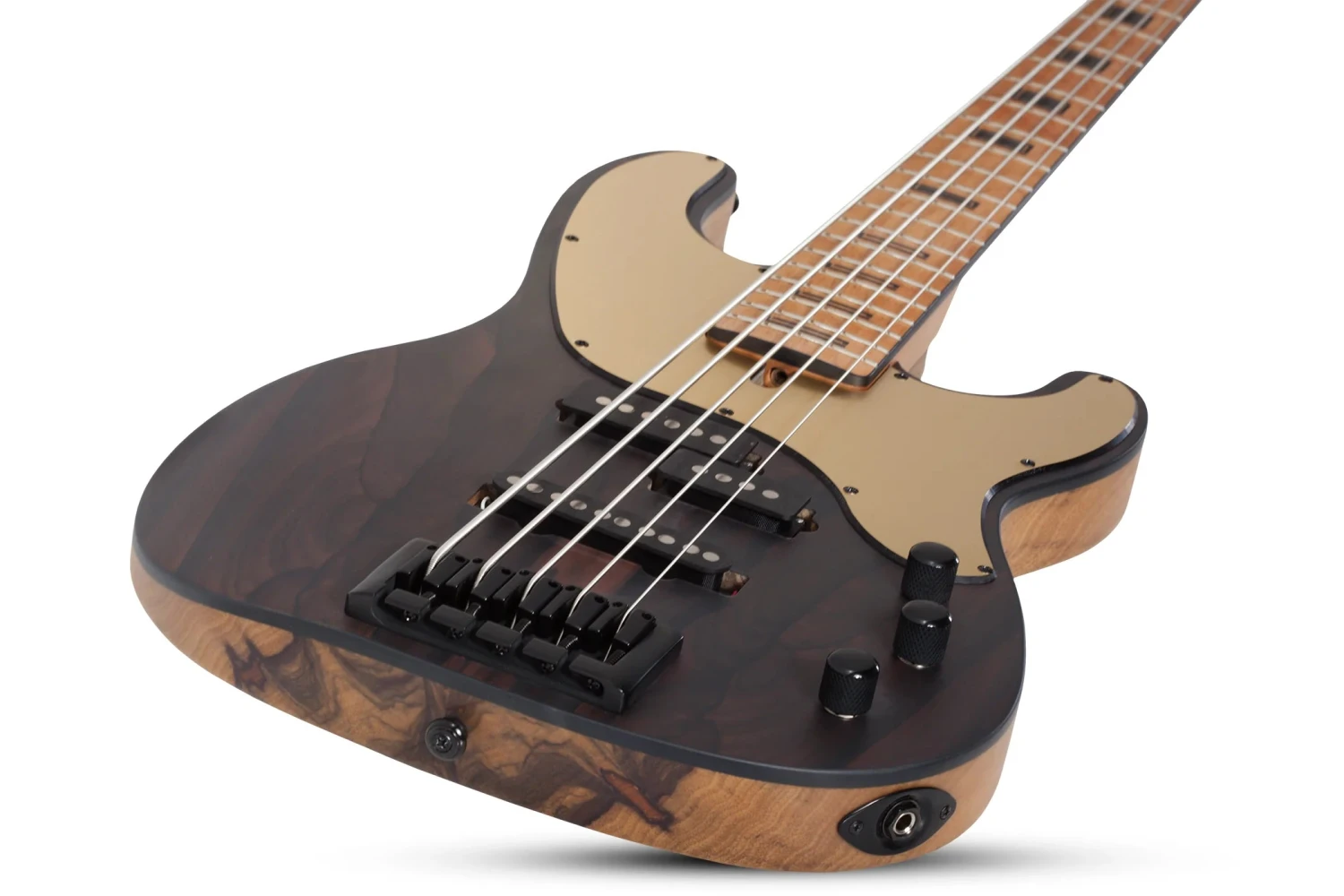 Schecter Model-T 5 Exotic Ziricote 5-String Bass Guitar 2 Schecter Model-T 5 Exotic Ziricote 5-String Bass Guitar - Image 2