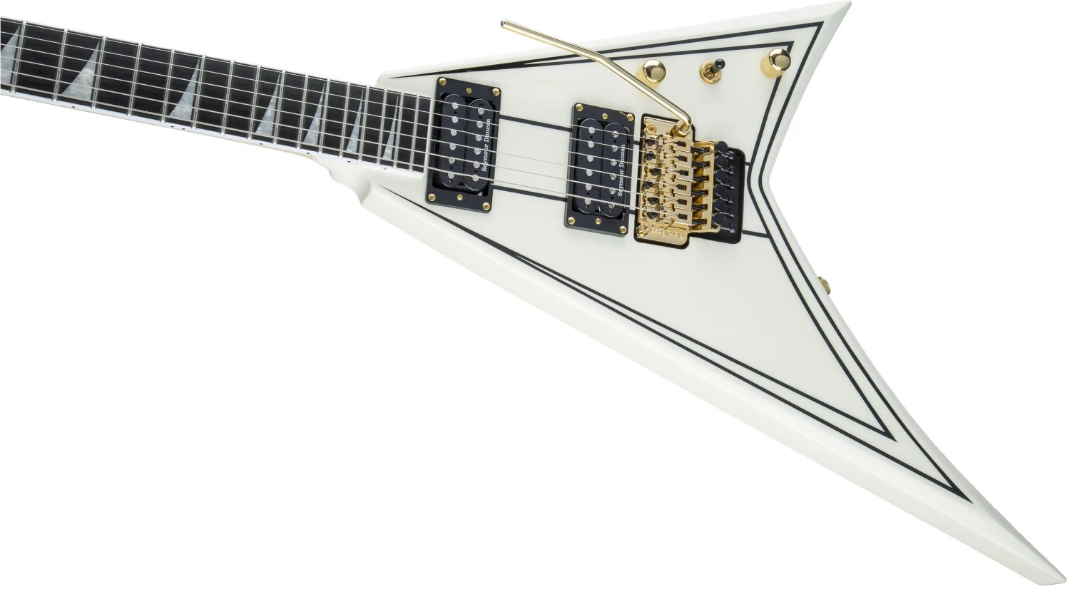 Jackson Pro Series Rhoads RR-3, Ivory With Black Pinstripes 4 Jackson Pro Series Rhoads RR-3, Ivory With Black Pinstripes - Image 4