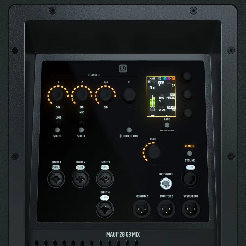 LD Systems MAUI 28 G3 Mix 2060w Column PA W/ Digital Mixer 2 LD Systems MAUI 28 G3 Mix 2060w Column PA W/ Digital Mixer - Image 2