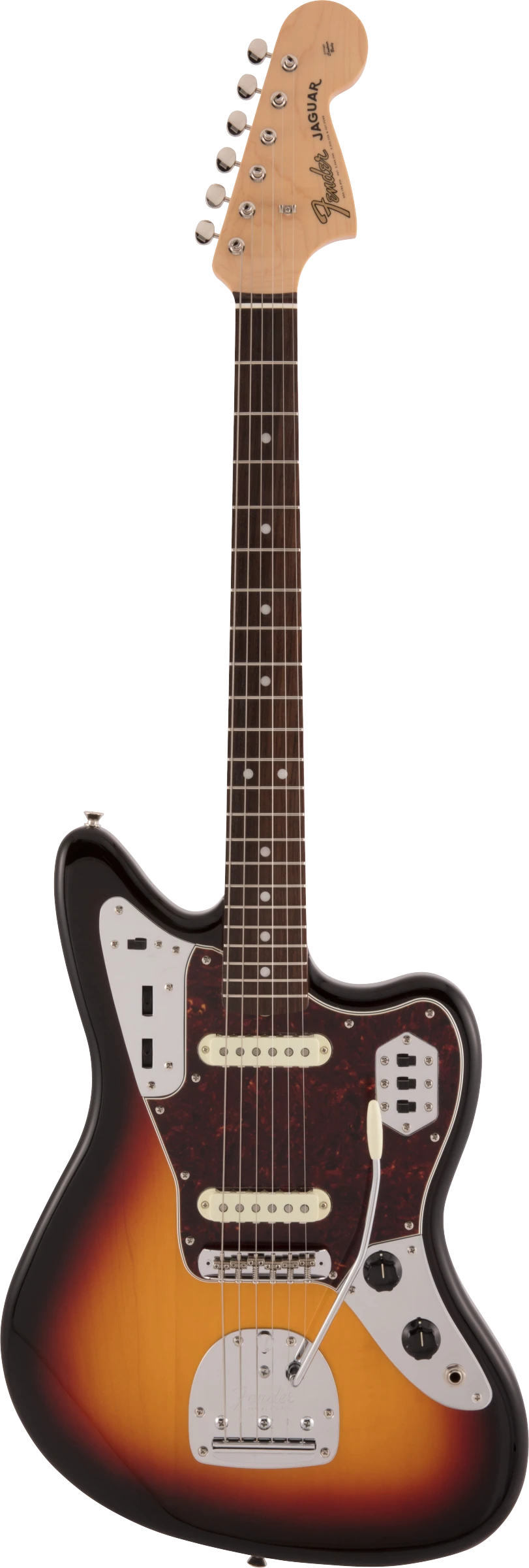 Fender Made In Japan Traditional 60s Jaguar®, Rosewood Fingerboard, 3-Color Sunburst 1 Fender Made In Japan Traditional 60s Jaguar®, Rosewood Fingerboard, 3-Color Sunburst