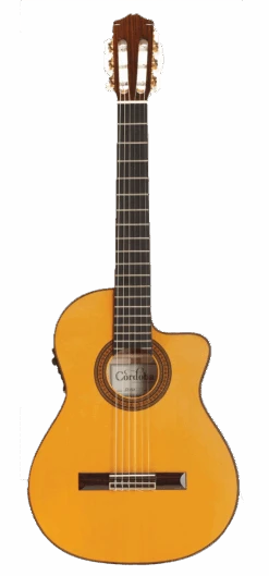 Cordoba 55FCE – Honey Amber Natural Thinbody Classical Guitar