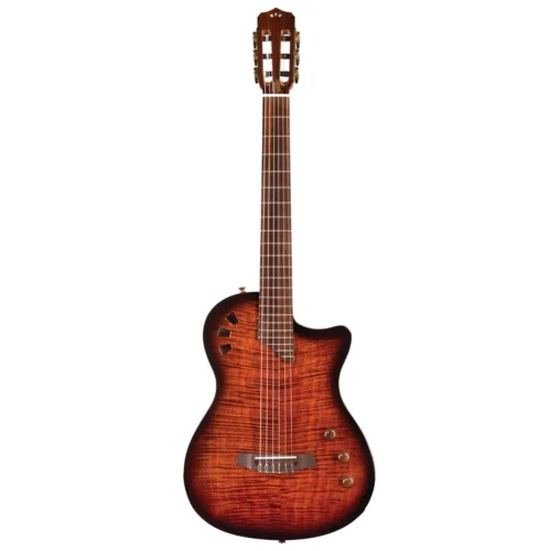 Cordoba Stage - Thin Body Nylon String Guitar, Edge Burst