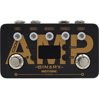 Hotone Binary AMP - Amplifier Simulator Compact Effect Pedal 1 Hotone Binary AMP - Amplifier Simulator Compact Effect Pedal