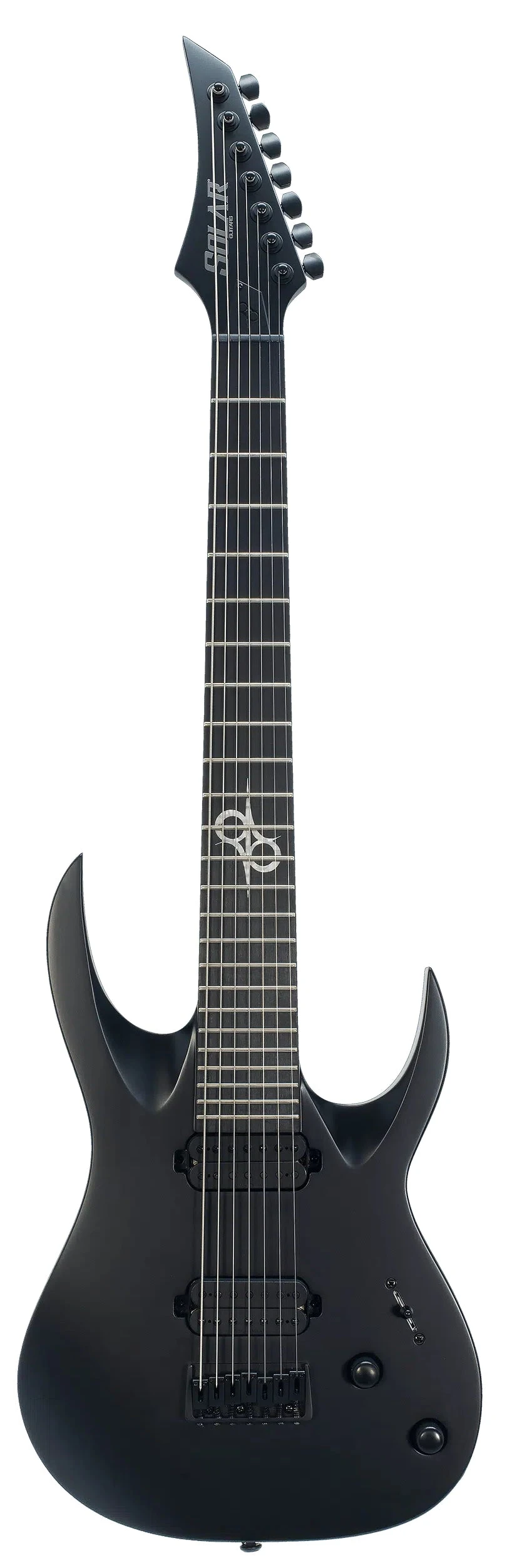 Solar A2.7C Electric Guitar - Carbon Black Matte - 7 STRING 1 Solar A2.7C Electric Guitar - Carbon Black Matte - 7 STRING
