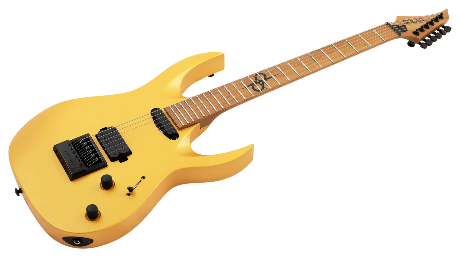 Solar AB1.6G Electric Guitar - Roasted Maple - Antique Gold Matte 3 Solar AB1.6G Electric Guitar - Roasted Maple - Antique Gold Matte - Image 3