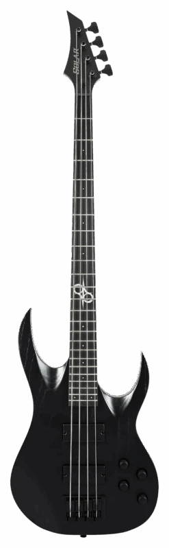 Solar AB2.4BOP SK 4-String Electric Bass - Black Open Pore Matte