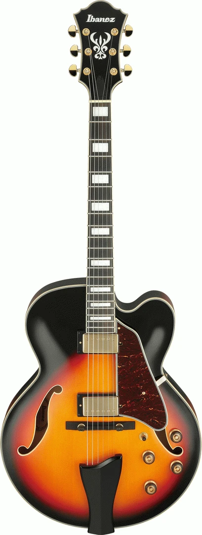 Ibanez AF95 BS Brown Sunburst Hollowbody Electric Guitar 1 Ibanez AF95 BS Brown Sunburst Hollowbody Electric Guitar