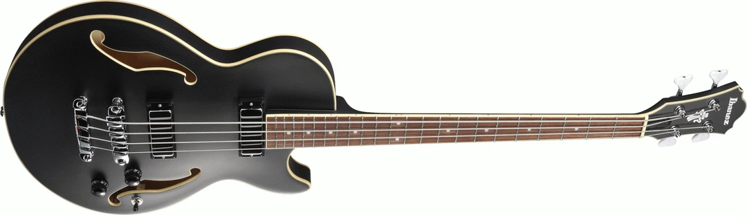 Ibanez AGB200 BKF Black Flat Artcore Bass Guitar 3 Ibanez AGB200 BKF Black Flat Artcore Bass Guitar - Image 3