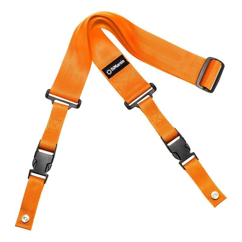 DiMarzio DD2200NO 2inch Nylon Cliplock Strap – Neon Orange 1 DiMarzio DD2200NO 2inch Nylon Cliplock Strap – Neon Orange