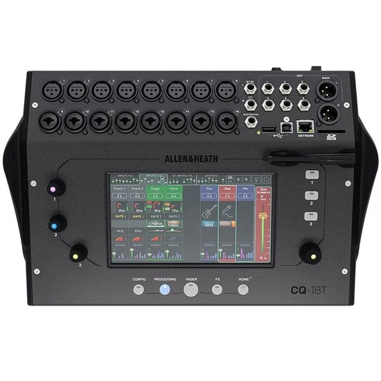 Allen & Heath CQ18T 18-Channel Touchscreen Digital Mixer W/ Wi-Fi, Bluetooth & SD/USB 1 Allen & Heath CQ18T 18-Channel Touchscreen Digital Mixer W/ Wi-Fi, Bluetooth & SD/USB