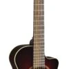Yamaha APXT2 Dark Red Burst - 3/4 Size Small Electric-Acoustic Guitar With A Spruce Top And On-board Preamp, Pickup And Tuner
