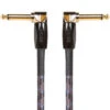Boss BIC1AA Right-Angle 1/4" To Same Patch/Pedal Instrument Cable - 1ft