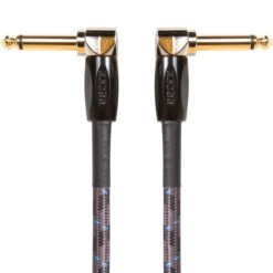 Boss BIC1AA Right-Angle 1/4" To Same Patch/Pedal Instrument Cable - 1ft