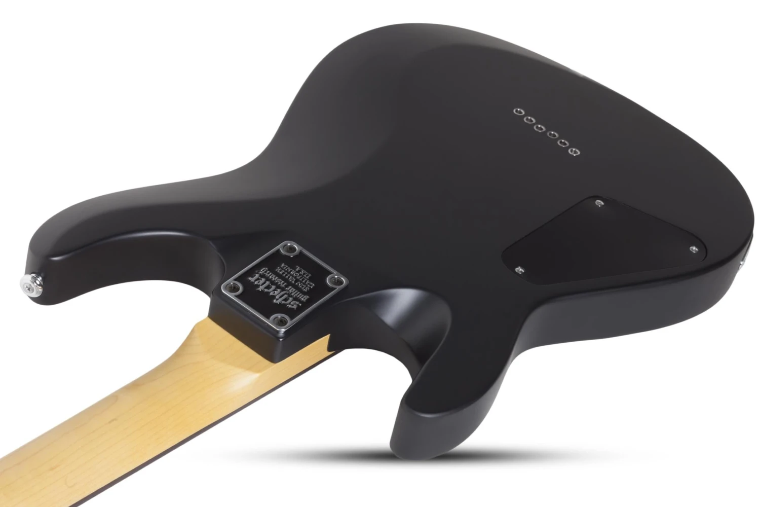 Schecter Left Hand Satin Black SCH433 5 Schecter Left Hand Satin Black SCH433 - Image 5