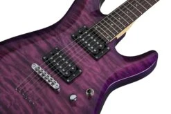 Schecter C-6 Plus Electric Magenta SCH445 7 Schecter C-6 Plus Electric Magenta SCH445 -Guitar Store C 6Plus.ElectricMagenta.04