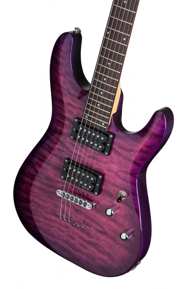Schecter C-6 Plus Electric Magenta SCH445 5 Schecter C-6 Plus Electric Magenta SCH445 - Image 5