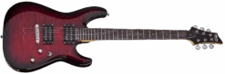 Schecter C-6 Plus See-Thru Cherry Burst SCH447 -Guitar Store C 6Plus.See ThruCherryBurst.01