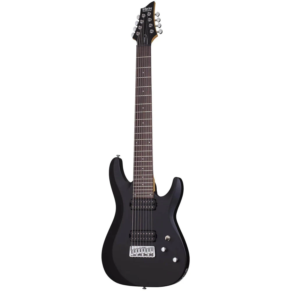 Schecter C-8 Deluxe - Satin Black 1 Schecter C-8 Deluxe - Satin Black