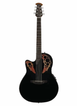 Ovation CE44L-5 Left-Handed Acoustic Guitar - Black