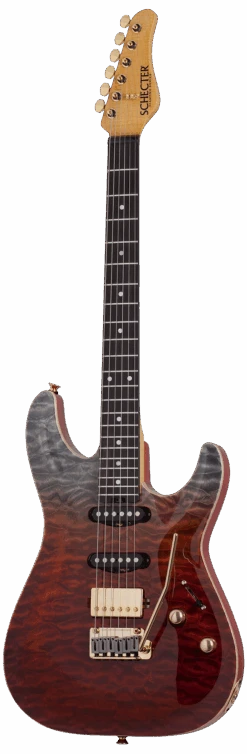 Schecter California Classic - Bengal Fade (Made In Japan W/ Hard Case) -Guitar Store CaliforniaClassic.BengalFade.01