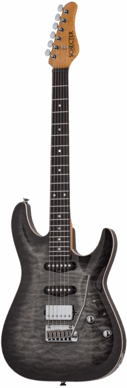 Schecter California Classic - Charcoal Burst (Made In Japan W/ Hard Case)