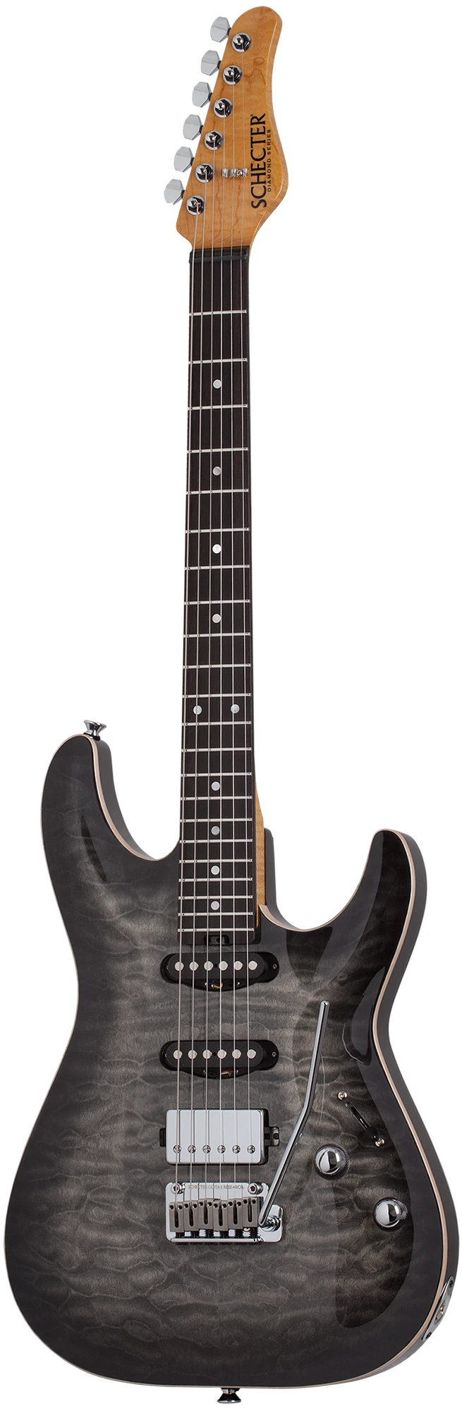 Schecter California Classic - Charcoal Burst (Made In Japan W/ Hard Case) 1 Schecter California Classic - Charcoal Burst (Made In Japan W/ Hard Case)