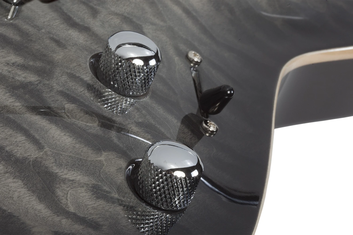 Schecter California Classic - Charcoal Burst (Made In Japan W/ Hard Case) 6 Schecter California Classic - Charcoal Burst (Made In Japan W/ Hard Case) - Image 6