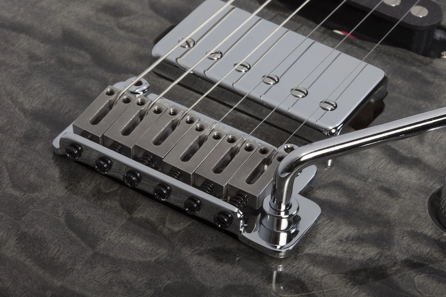 Schecter California Classic - Charcoal Burst (Made In Japan W/ Hard Case) 7 Schecter California Classic - Charcoal Burst (Made In Japan W/ Hard Case) - Image 7