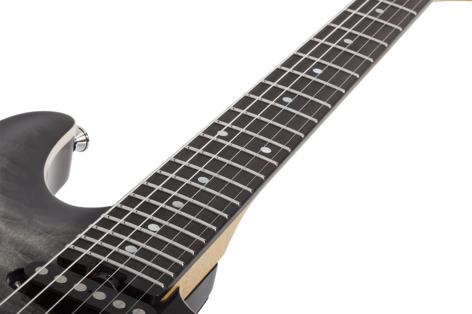 Schecter California Classic - Charcoal Burst (Made In Japan W/ Hard Case) 9 Schecter California Classic - Charcoal Burst (Made In Japan W/ Hard Case) - Image 9