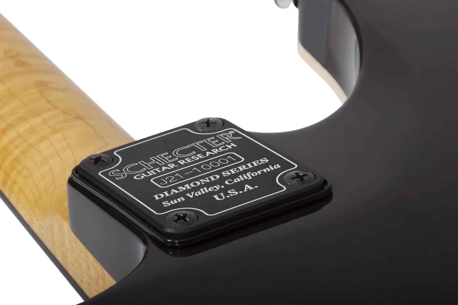 Schecter California Classic - Charcoal Burst (Made In Japan W/ Hard Case) 14 Schecter California Classic - Charcoal Burst (Made In Japan W/ Hard Case) - Image 14