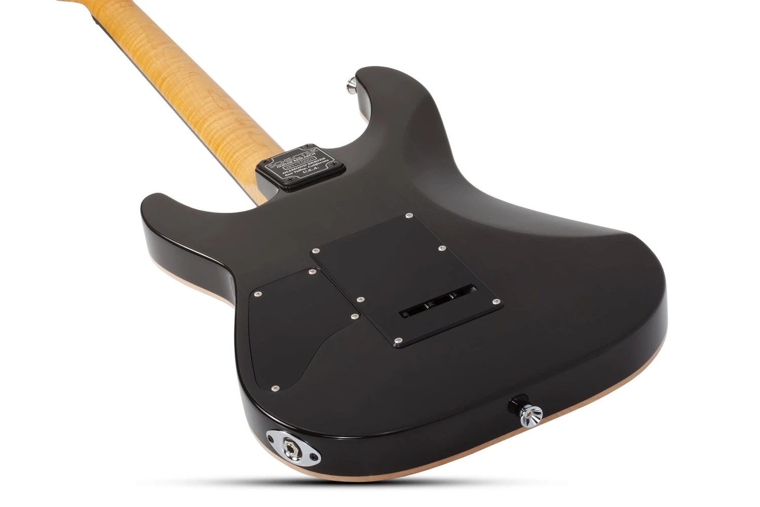 Schecter California Classic - Charcoal Burst (Made In Japan W/ Hard Case) 12 Schecter California Classic - Charcoal Burst (Made In Japan W/ Hard Case) - Image 12