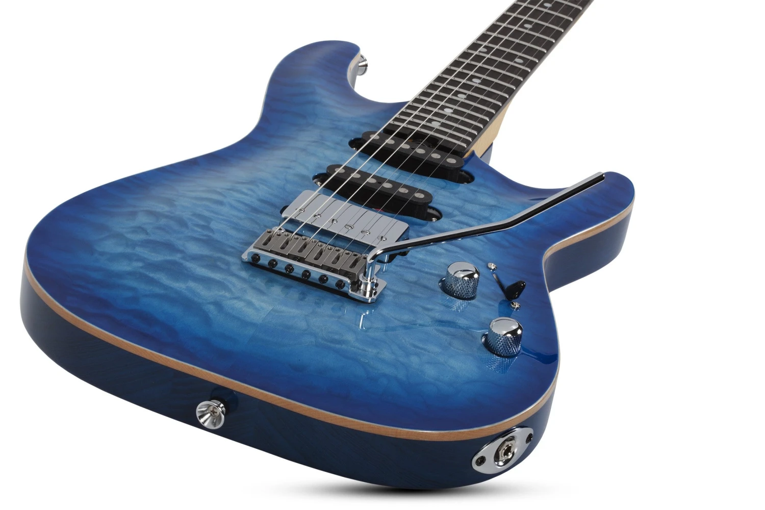 Schecter California Classic - Transparent Sky Burst (Made In Japan W/ Hard Case) 6 Schecter California Classic - Transparent Sky Burst (Made In Japan W/ Hard Case) - Image 6