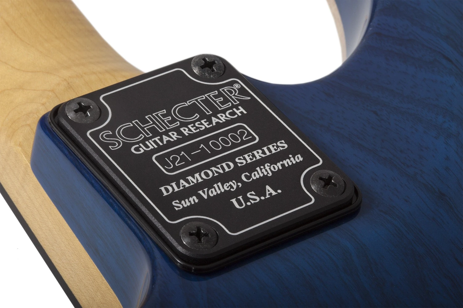 Schecter California Classic - Transparent Sky Burst (Made In Japan W/ Hard Case) 7 Schecter California Classic - Transparent Sky Burst (Made In Japan W/ Hard Case) - Image 7