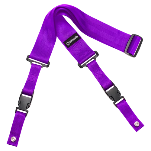 DiMarzio DD2200V 2inch Nylon Cliplock Strap – Purple 1 DiMarzio DD2200V 2inch Nylon Cliplock Strap – Purple